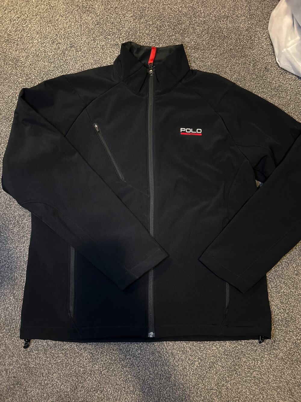 Men’s polo sport jacket size large